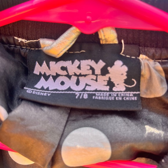 Girls super cute Minnie Mouse varsity jacket. 7/8 - Picture 3 of 5